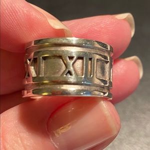 Tiffany & Co wide Atlas ring